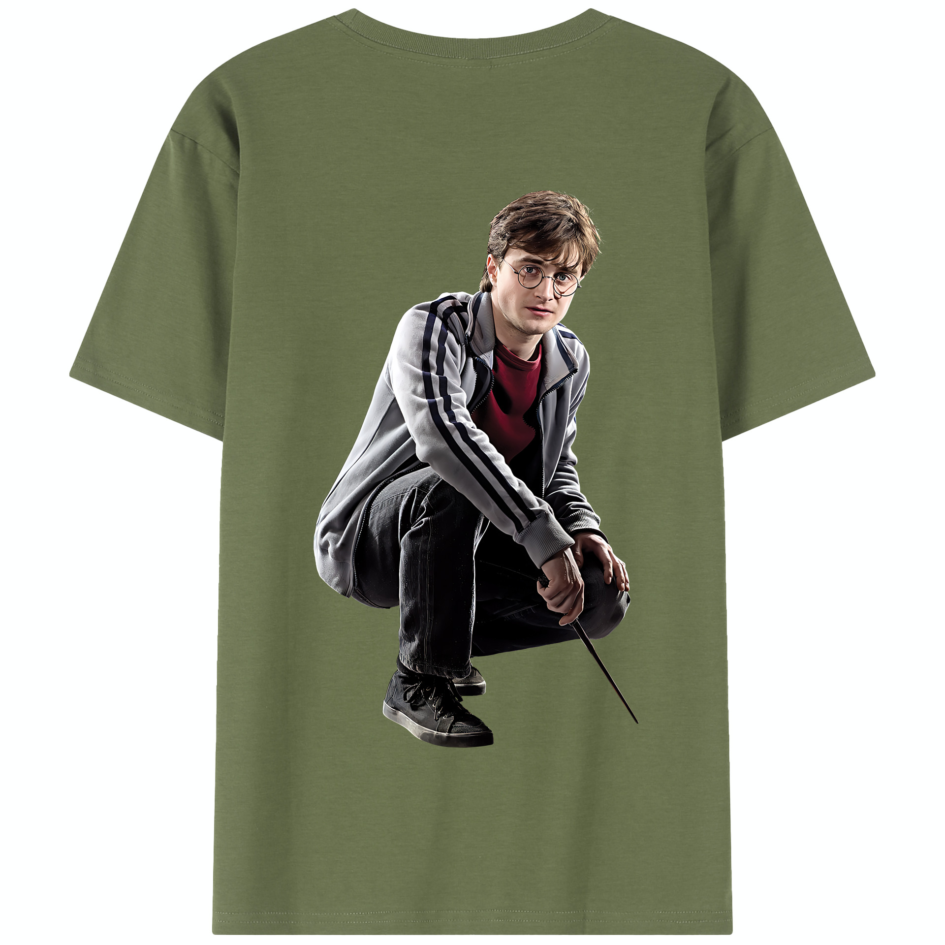 （画像用） Harry Potter ハリー・ポッターシリーズ 綿100％半袖Tシャツ（背面プリント）